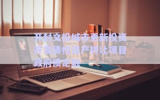 開封文投城市更新投資開發(fā)債權資產轉讓項目政府債定融