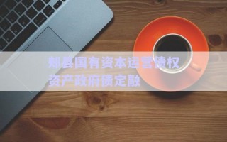 郟縣國(guó)有資本運(yùn)營(yíng)債權(quán)資產(chǎn)政府債定融