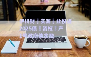 伊川財(cái)?實(shí)源?業(yè)投資2025債?資權(quán)?產(chǎn)1號政府債定融