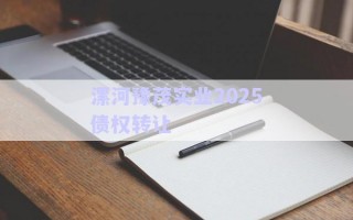 漯河豫茂實業(yè)2025債權轉讓